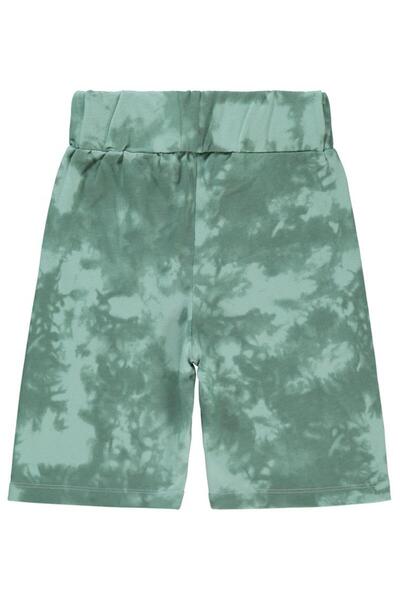 Civil Boys Batik Patterned Shorts for Ages 6-9 - Green8-9 Years