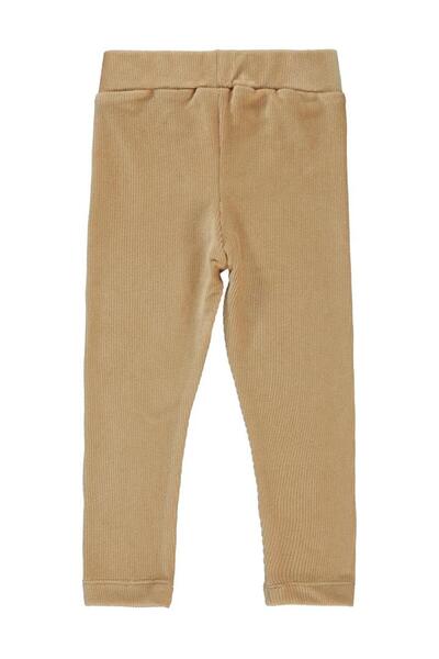 Civil Girls Velvet Leggings for Ages 2-5 - Beige 5-6 Years