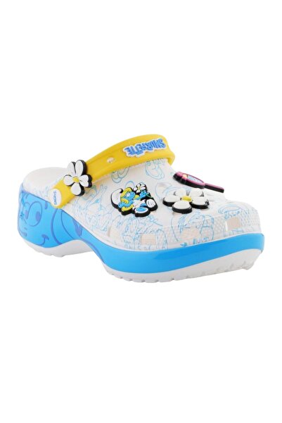 Crocs 210822-90H Smurfs Platform Clog Kadın Terlik Gri
