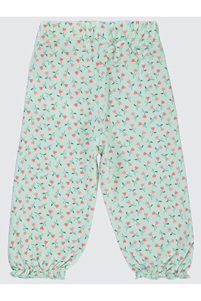 Civil Baby Floral Patterned 6-18 Months Leggings - Green 12-18 Months