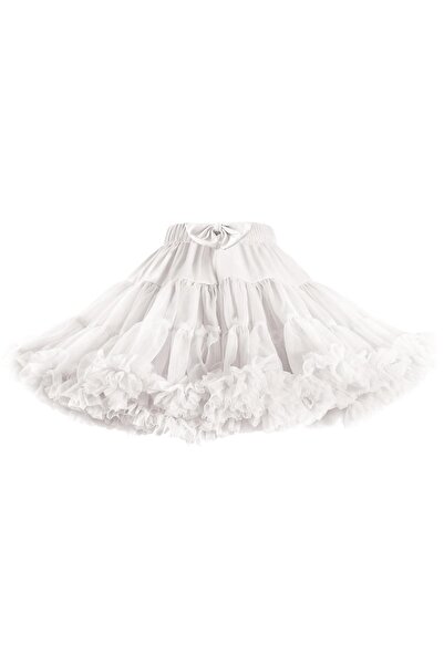 SUBU TASARIM Біла тюлева спідниця - MDVK114