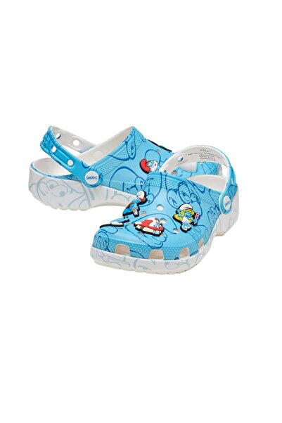 Crocs 210821-90H Smurfs Classic Clog K &amp;Ccedil;ocuk Terlik Mavi
