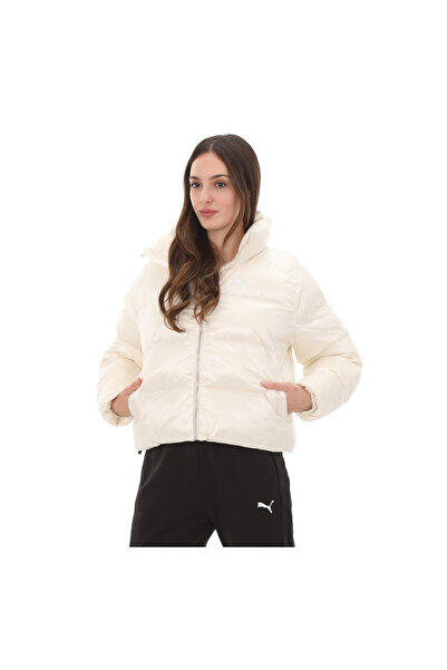 Puma 626514-87 Jachetă pufă albă lucioasă Puma - Palton pentru femei