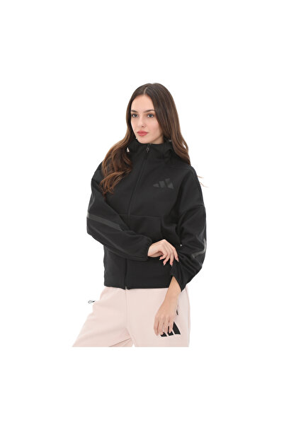adidas adidas W Z.n.e. Fz Γυναικείο Μαύρο Μπουφάν - JE7848-K