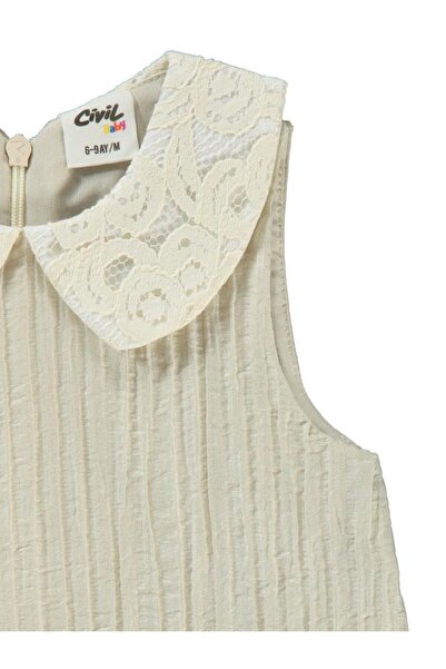 Civil Baby Baby Girl Dress 6-18 Months Stone Color