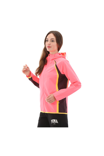 Puma 525753-16 Puma Run Ultrwe Raıncell Jacket W Kadın Ceket Pembe
