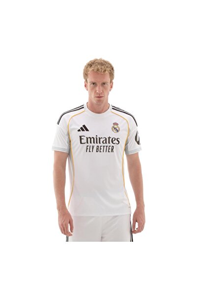 adidas JJ1931-E Real Madrid 25-26 İ &amp; Férfi fehér mez