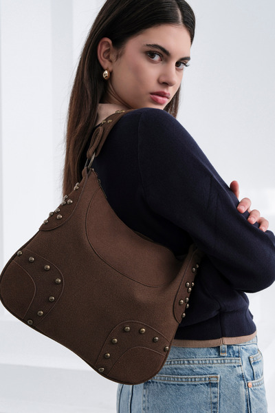 Shule Bags Arlo Troklu Shoulder Bag Brown