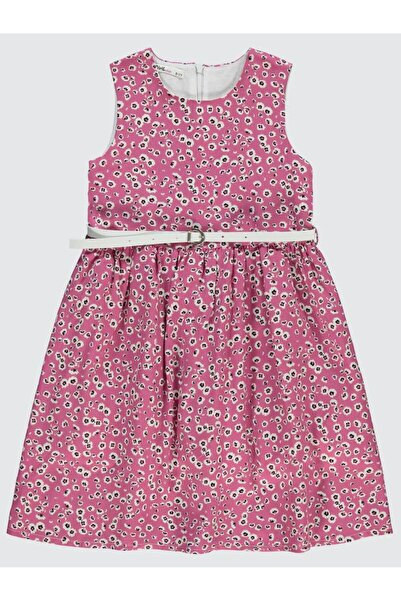 Civil Girls Rochie cu imprimeu leopard pentru copii 6-9 ani - Fusya 9-10 ani