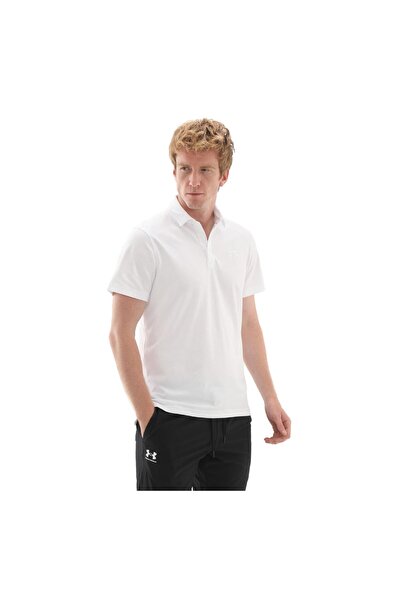 Under Armour A1386608-100 Ua Icon Polo Men's T-Shirt White