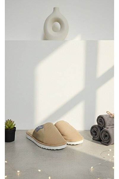 Slipcat Унісекс домашні капці з нековзною підошвою, тканина рибана, зручна модель, стильні та зручні домашні капці, напівшкіряні