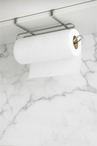 evina Paper Towel Holder Paper Towel Holder with Hanger Inside Cabinet Towel Holder
