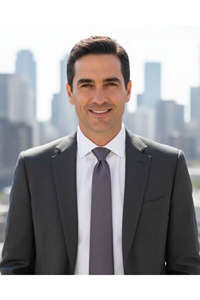 1001 Kravat 7.5 cm Wide Geometric Patterned Gray Tie