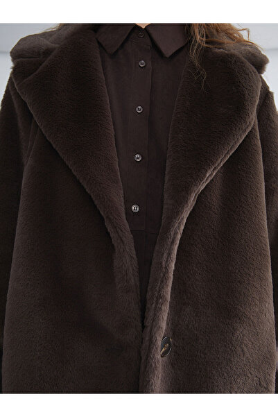 LC Waikiki Özmarka Yeni Sezon Ceket Yaka Kadın Kürk Kaban