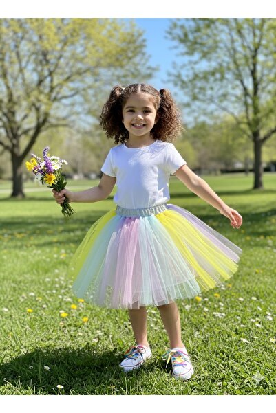 BİLGEN Style Fusta tutu cu unicorn 23 aprilie Fusta pentru spectacole si petreceri