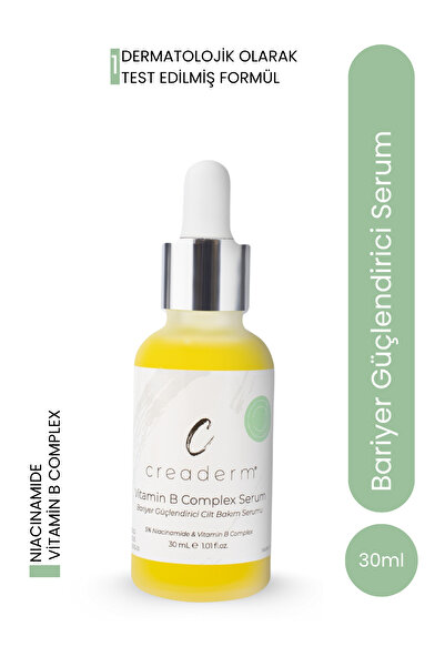 CREADERM Bariyer Güçlendirici Cilt Bakım Serumu (5% Niacinamide & Vitamin B Complex)
