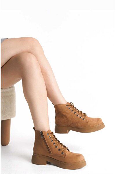 JVC Çiftaltı6 KADIN TABA BAĞCIKLI SÜET BOT