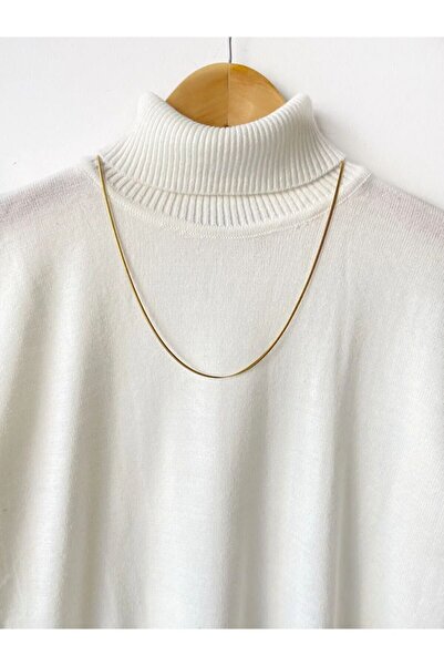 A&O Style Erkek Ekru Balıkçı Yaka Boğazlı Kazak