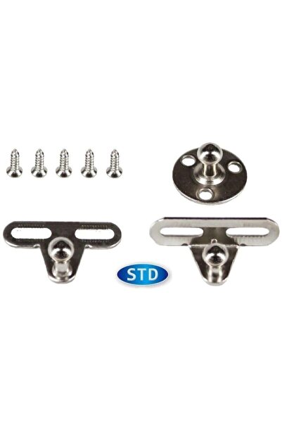 Std (1 ADET) GRİ RENK Dolap Amortisörü 100N 27 Cm Gazlı Piston Kapak Hidroliği