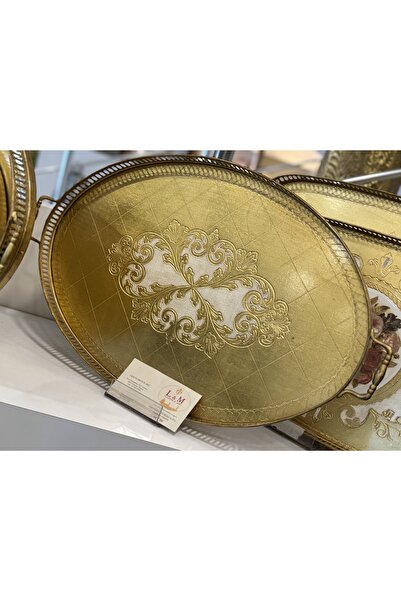 LM Orijinal Italyan Gül Ağacı Tepsi 6 Kişilik tek adet