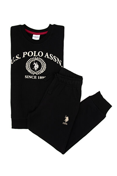 U.S. Polo Assn. Erkek Çocuk Siyah Pijama Takımı 50318695-VR046