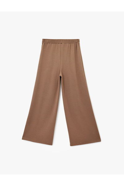 Koton Elastic Waist Straight Wide Leg Sweatpants