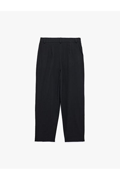 Koton Cepli Pileli Oversize Balon Fit Kumaş Pantolon