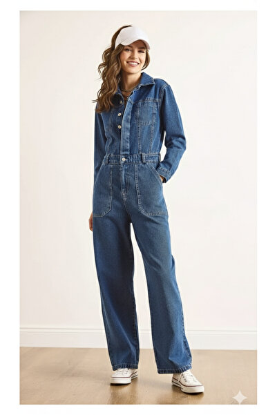 Genel Markalar KADIN DENİM TULUM YENİ SEZON