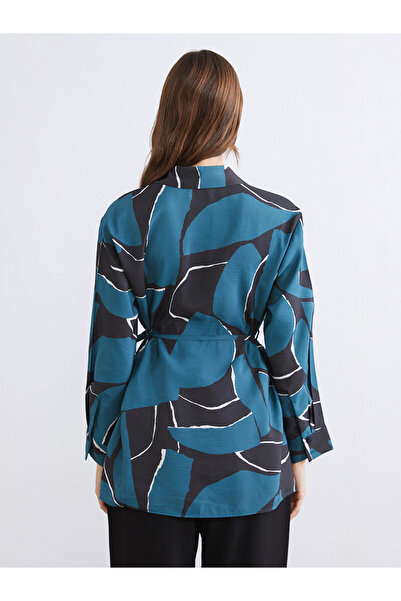 LC Waikiki Peak New Season Modal Blended Patterned Women's Shirt Tunic