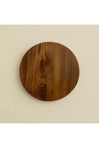 Aysem Wood Duvar Apliği Yansıtma Tasarımlı Çift Yönlü Ahşap Salon Hol Cafe Otel Duvar Apliği