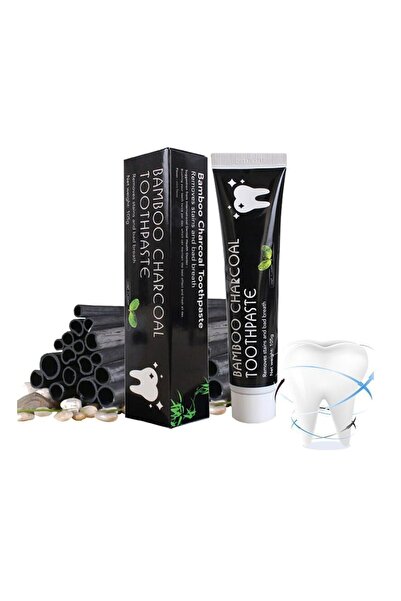 ivismile Set of 5 x Whitening and Detoxifying Toothpaste with Activated Bamboo Charcoal, 105g