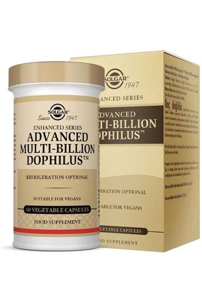 Solgar Advanced Multi-Billion Dophilus 60 Capsules - (Exp: 06/2026)