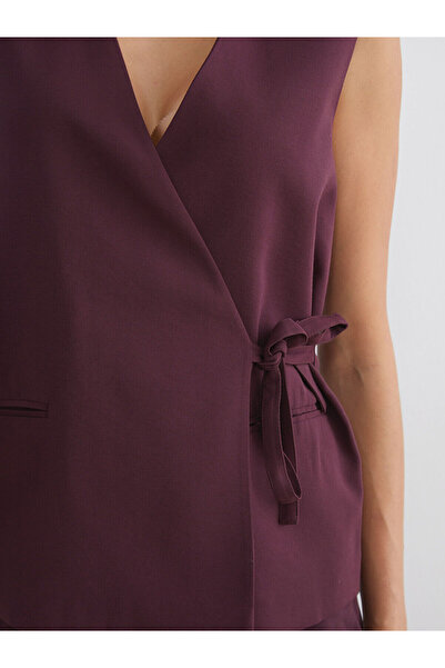 LC Waikiki Дамски класически кардиган с кръстосан яка