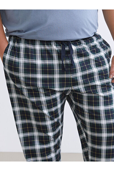 LC Waikiki Peak Yeni Sezon Standart Kalıp Ekose Erkek Pijama Alt