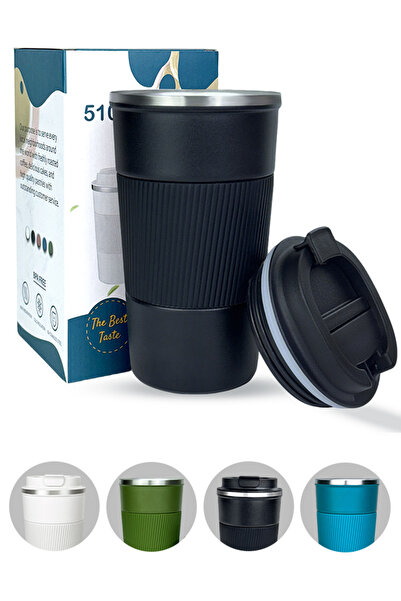 Other Zirefam 510ml Travel Coffee Mug - Vacuum Insulated, Leakproof Stainless Steel