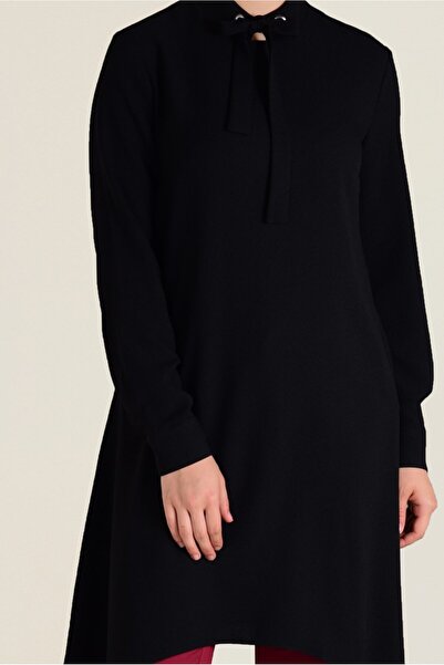 Alvina Lace-Up Collar Tunic 4642