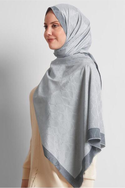 Alvina ALVİNA JAKARLI MONOGRAM ŞAL 8542