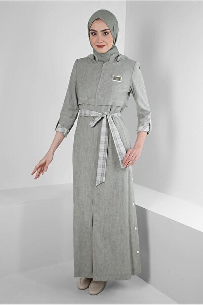 Alvina Παλτό με ζώνη με κουμπωτά στα πλαϊνά 10588