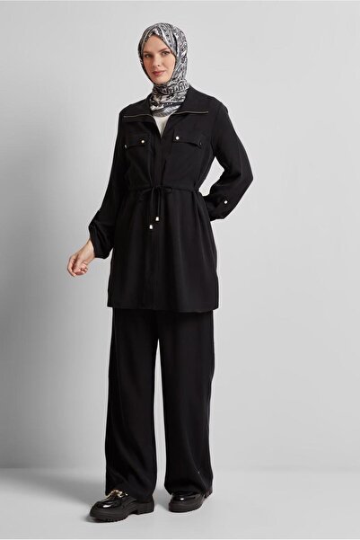 Alvina Lace up Pants Suit 45642