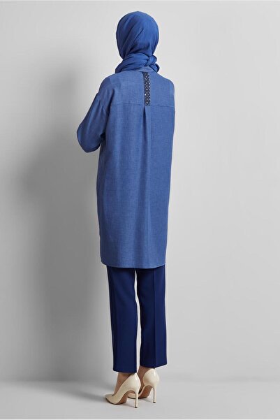 Alvina Shirt Collar Tunic Tunic 45334