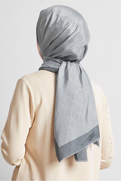 Alvina ALVİNA JAKARLI MONOGRAM ŞAL 8542