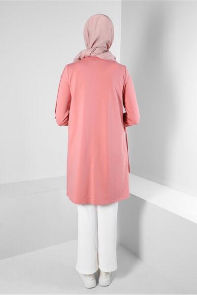 Alvina Buttoned Side Tie Tracksuit Tunic - 43697