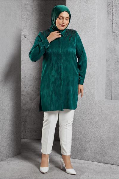 Alvina Jakarlı Gömlek Tunik 20638