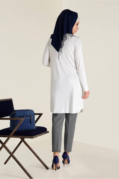 Alvina Cycling Collar Knitting Tunic 4578