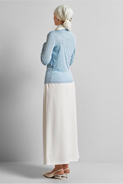 Alvina Drape Detail Bluz 45680