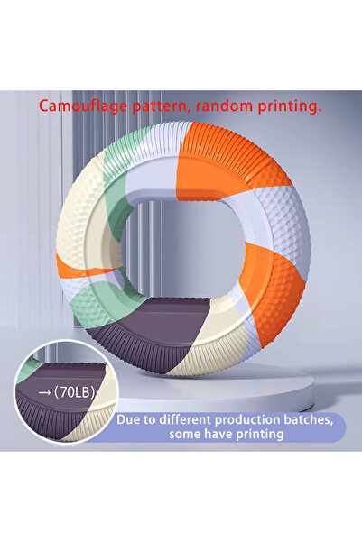 Choice مقوي قبضة اليد من السيليكون الملون 60-70 رطل، مدرب إصبع الخاتم 20-80 ر...