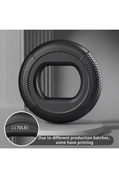 Choice مقوي قبضة اليد من السيليكون الأسود 70-80 رطلاً، مدرب إصبع الخاتم 20-80...