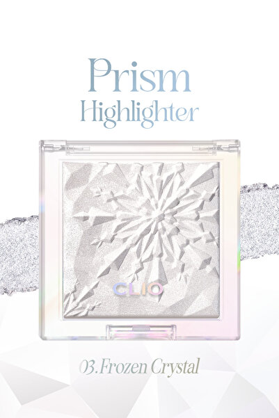 CLIO Mikro İnci Tanecikleriyle Yoğun Işıltı Sağlayan Highlighter Prism Highlighter 03 Frozen Crystal