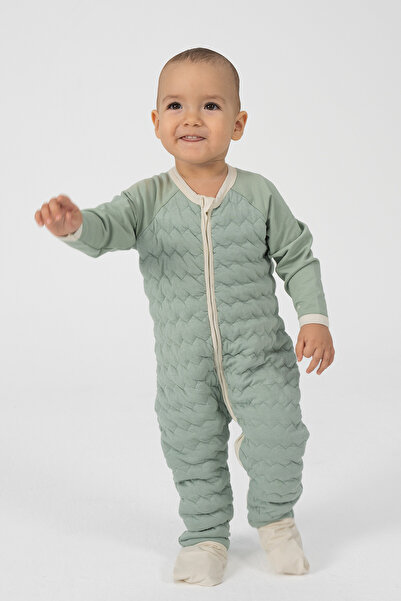 KidZee Winter Children's Sleeping Bag 1.5 Tog Sage Zee-Suit