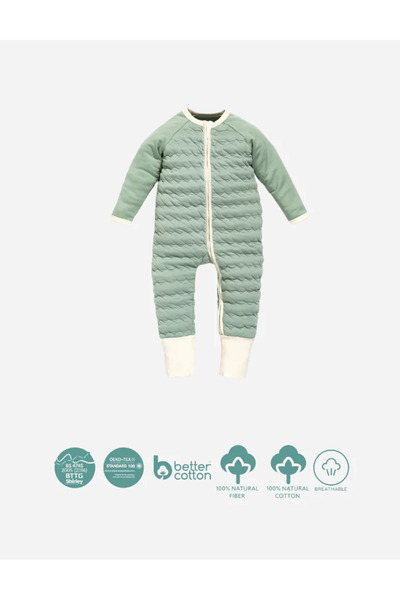 KidZee Winter Children's Sleeping Bag 1.5 Tog Sage Zee-Suit